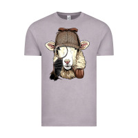 Vintage Zinc Detective Sheep Lamb Spy Investigator Farmer Sheep Lover 53 Vintage Tee - ArtMosaic