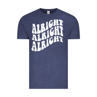 Vintage Denim alright alright alright Vintage Tee - ArtMosaic