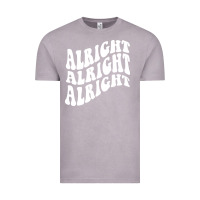 Vintage Zinc alright alright alright Vintage Tee - ArtMosaic