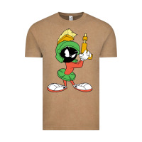 Vintage Coffee marvin the martian looney Vintage Tee - ArtMosaic