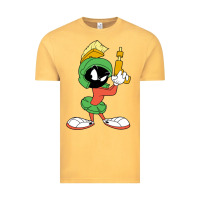 Vintage Mustard marvin the martian looney Vintage Tee - ArtMosaic