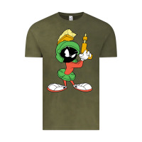 Vintage Olive marvin the martian looney Vintage Tee - ArtMosaic