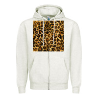 Leopard Seamless Pattern Zipper Hoodie | Teevron