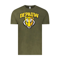 Vintage Olive depauw clubs Vintage Tee - ArtMosaic