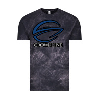 Cloud Black Crownline Boats Vintage Tee - ArtMosaic