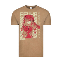 Vintage Coffee asuka evangelion Vintage Tee - ArtMosaic