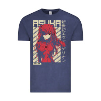 Vintage Denim asuka evangelion Vintage Tee - ArtMosaic