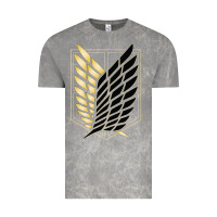 Cloud Rock Shingekis no kyojinn Vintage Tee - ArtMosaic