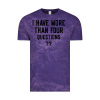 Cloud Purple i have more than four questions Vintage Tee - ArtMosaic