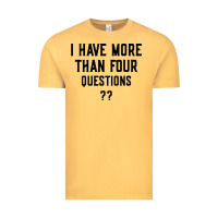 Vintage Mustard i have more than four questions Vintage Tee - ArtMosaic