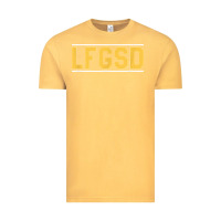 Vintage Mustard Exclusive Brown LFGSD Official Fun Design T Shirt Vintage Tee - ArtMosaic