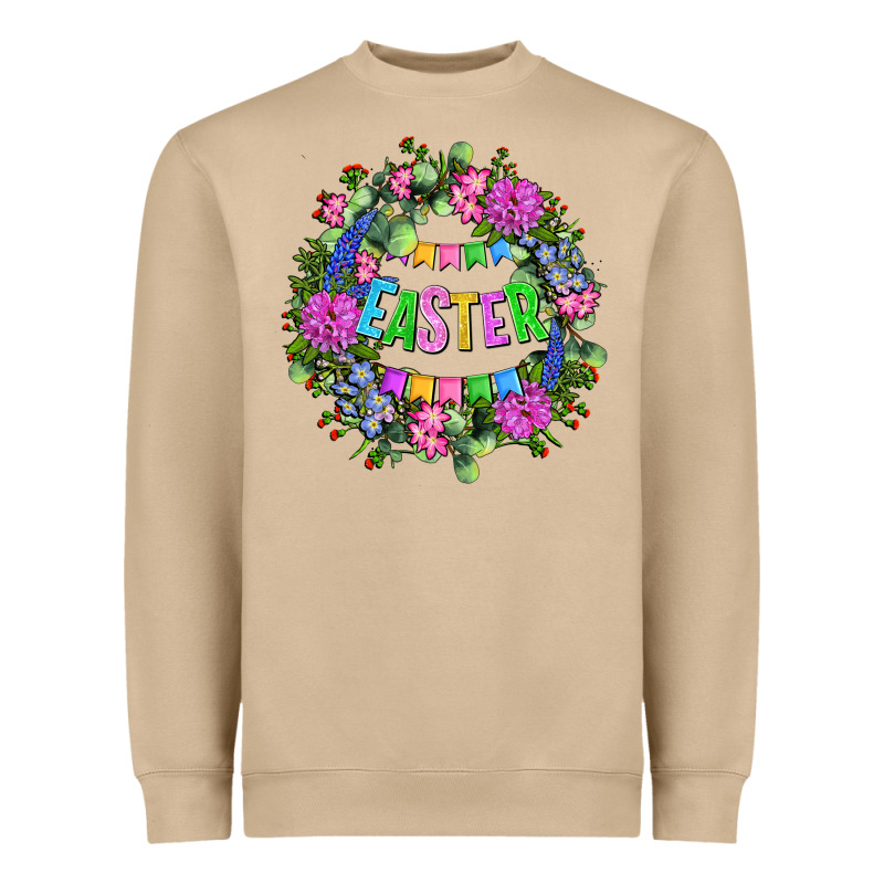 Easter Day Flower Easter Heavyweight Sweatshirt by OliviaCreatesArt | Teevron