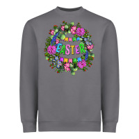 Storm Easter Day Flower Easter Heavyweight Sweatshirt - OliviaCreatesArt