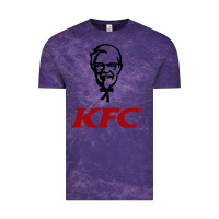Cloud Purple k.f.c-restaurant Vintage Tee - ArtMosaic