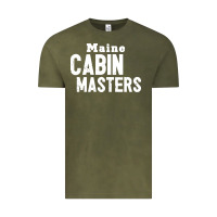 Vintage Olive maine cabin masters Vintage Tee - ArtMosaic