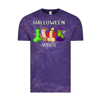 Cloud Purple halloween vibes dick tie dye hippie retro lazy costume Vintage Tee - ArtMosaic