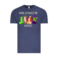 Halloween Vibes Dick Tie Dye Hippie Retro Lazy Costume Vintage Tee | Teevron