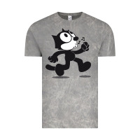 Cloud Rock felix the cat whistling Vintage Tee - ArtMosaic