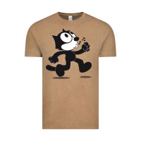 Vintage Coffee felix the cat whistling Vintage Tee - ArtMosaic