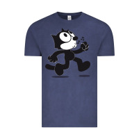 Vintage Denim felix the cat whistling Vintage Tee - ArtMosaic