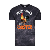 Cloud Black Here Comes The Rooster Shirt Chicken Lady Outfit 243 Vintage Tee - ArtMosaic