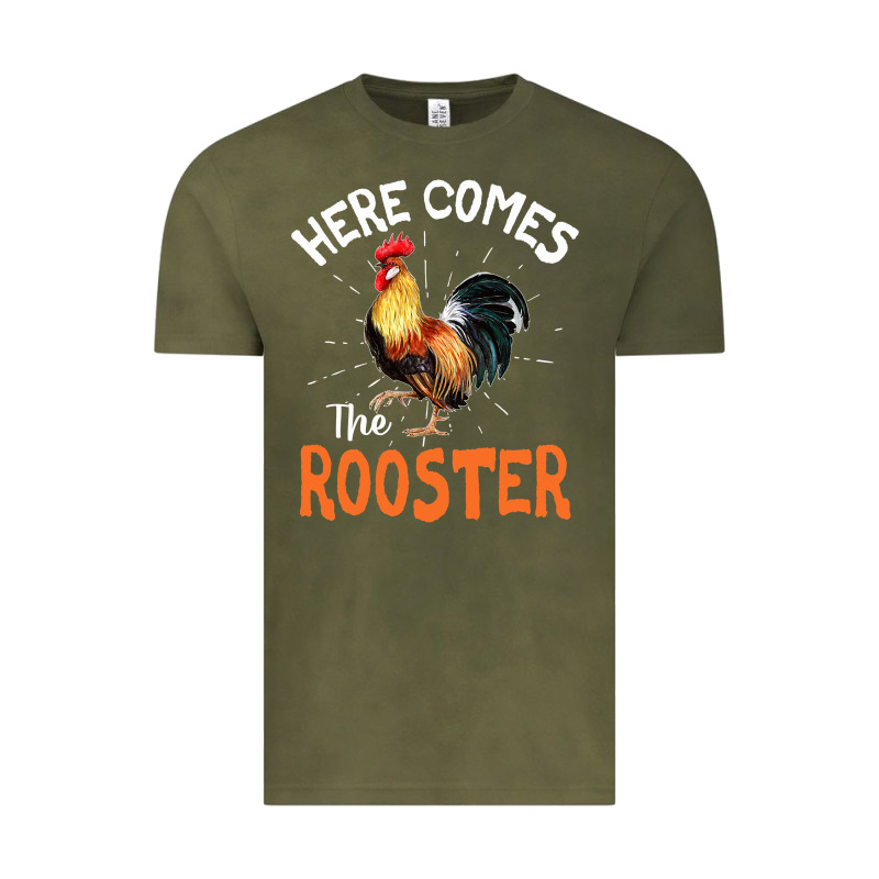 Here Comes The Rooster Shirt Chicken Lady Outfit 243 Vintage Tee by ArtMosaic | Teevron