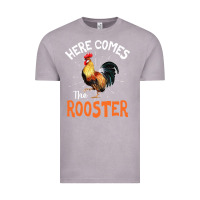 Vintage Zinc Here Comes The Rooster Shirt Chicken Lady Outfit 243 Vintage Tee - ArtMosaic