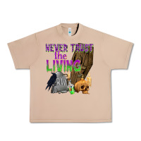 Burro Never Trust The Living Urban Heavy Tee - texasbilliewilder