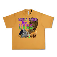 Peanut Butter Never Trust The Living Urban Heavy Tee - texasbilliewilder