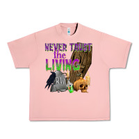 Salmon Never Trust The Living Urban Heavy Tee - texasbilliewilder