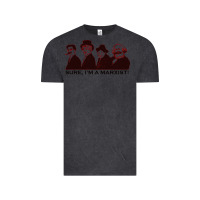 Vintage Black sure i'm a marxist Vintage Tee - ArtMosaic