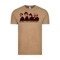 Vintage Coffee sure i'm a marxist Vintage Tee - ArtMosaic