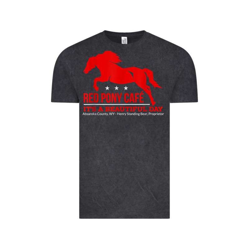 Red Pony Cafe, Funny Cute Horse Lover Vintage Tee by ArtMosaic | Teevron