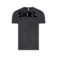 Vintage Black skol minnesota hoodie  let's go mn hooded sweatshirt Vintage Tee - ArtMosaic