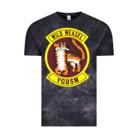 Cloud Black Air Force Wild Weasel YGBSM Vintage Tee - ArtMosaic