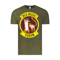 Vintage Olive Air Force Wild Weasel YGBSM Vintage Tee - ArtMosaic
