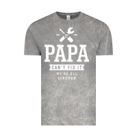 Cloud Rock If Papa Can't Fix It We're All Screwed - Fathers Day Vintage Tee - ArtMosaic