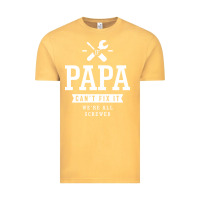 Vintage Mustard If Papa Can't Fix It We're All Screwed - Fathers Day Vintage Tee - ArtMosaic