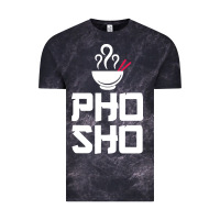 Cloud Black pho sho foodie asian food humor chopsticks funny Vintage Tee - ArtMosaic
