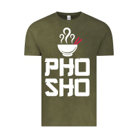 Pho Sho Foodie Asian Food Humor Chopsticks Funny Vintage Tee | Teevron