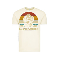 Vintage Arctic Golden Retriever Dog Life is golden retro vintage Vintage Tee - ArtMosaic