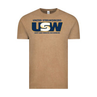 Vintage Coffee United Steelworkers - Unity and Strength for Worke Vintage Tee - ArtMosaic
