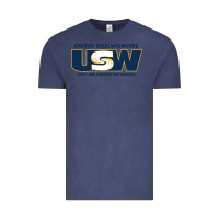 Vintage Denim United Steelworkers - Unity and Strength for Worke Vintage Tee - ArtMosaic