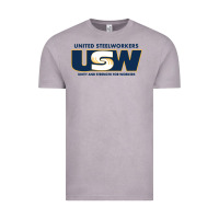 Vintage Zinc United Steelworkers - Unity and Strength for Worke Vintage Tee - ArtMosaic