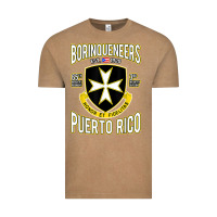Vintage Coffee Borinqueneers Puerto Rico Flag Honor Et Fidelitas Vintage Tee - ArtMosaic