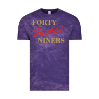 Cloud Purple forty fvckin' niners Vintage Tee - ArtMosaic