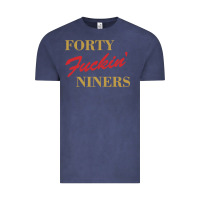 Vintage Denim forty fvckin' niners Vintage Tee - ArtMosaic