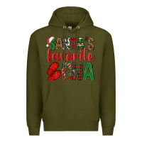 Army Green Santa's Favorite Cna Premium Hoodie - BundleAndBundleShop