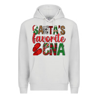 Dove Grey Santa's Favorite Cna Premium Hoodie - BundleAndBundleShop