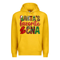 Lemon Santa's Favorite Cna Premium Hoodie - BundleAndBundleShop